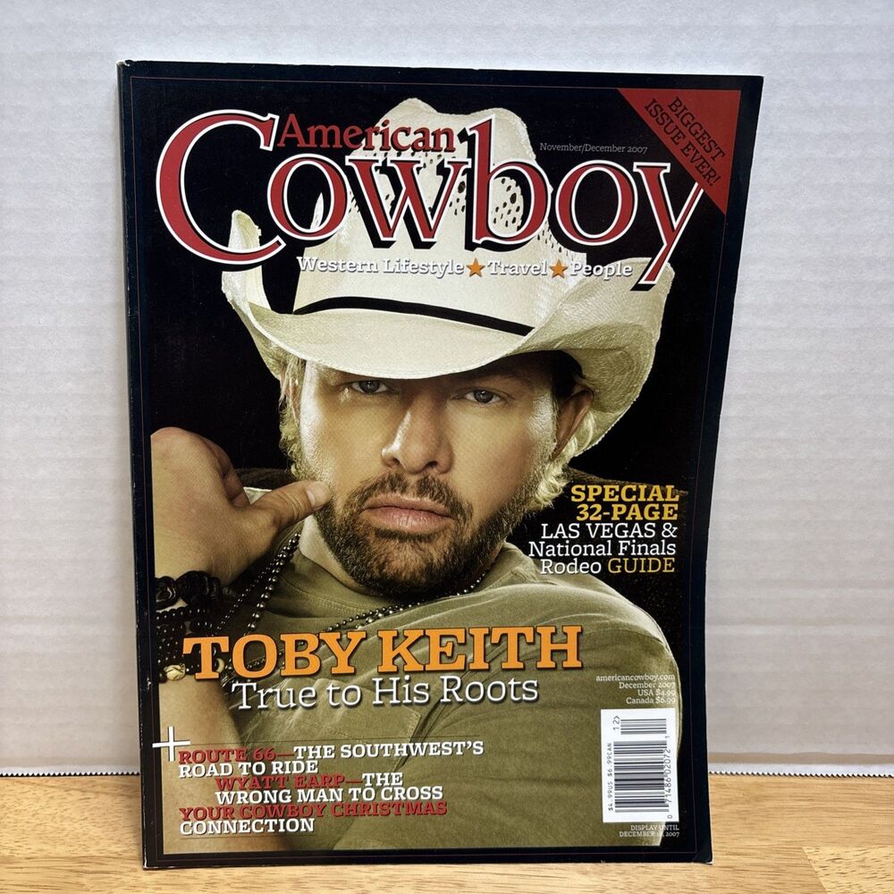 Toby Keith Nov/Dec 2007 AMERICAN COWBOY Magazine